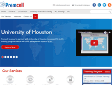 Tablet Screenshot of premcell.com